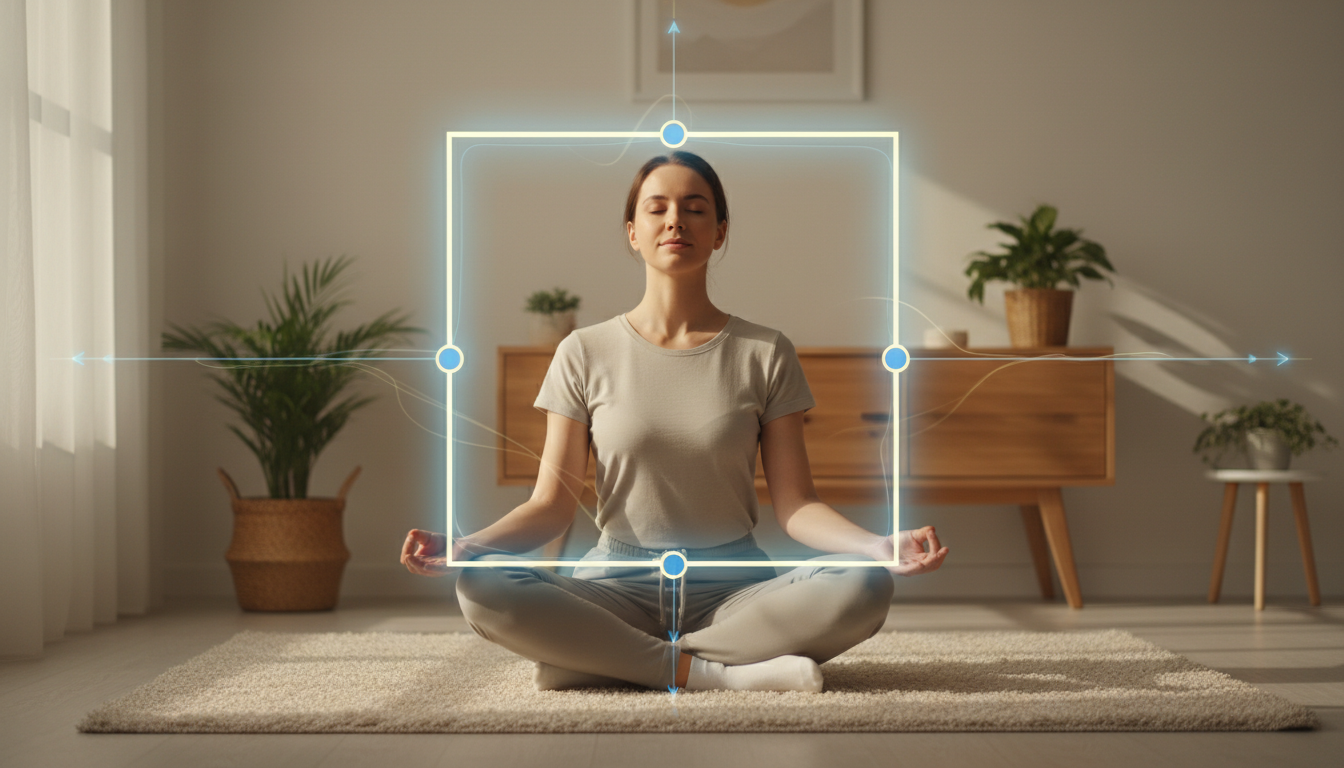 Box breathing dėžės kvėpavimo technika