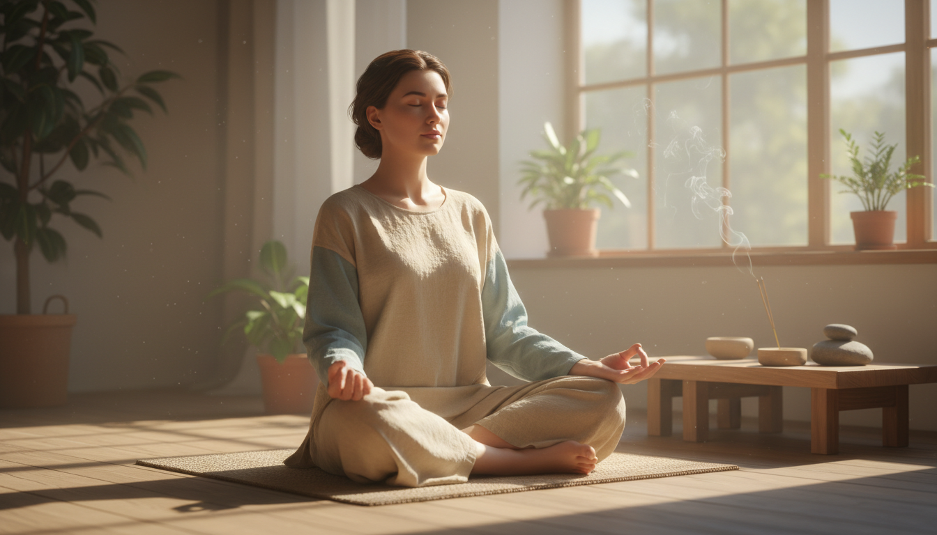 Kvėpavimo pratimai ramybei ir streso mažinimui