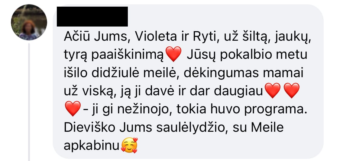 Akademijos atsiliepimas