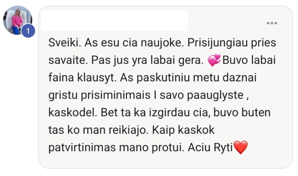 Akademijos atsiliepimas