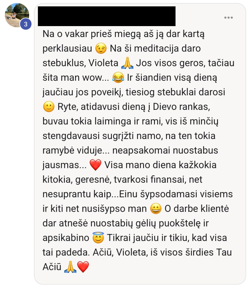 Violetos atsiliepimas