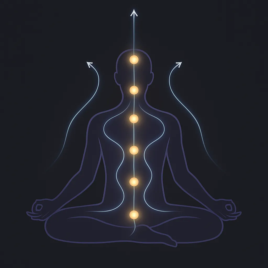 Jausmų Sesijų metodas - kūno ir energijos schema