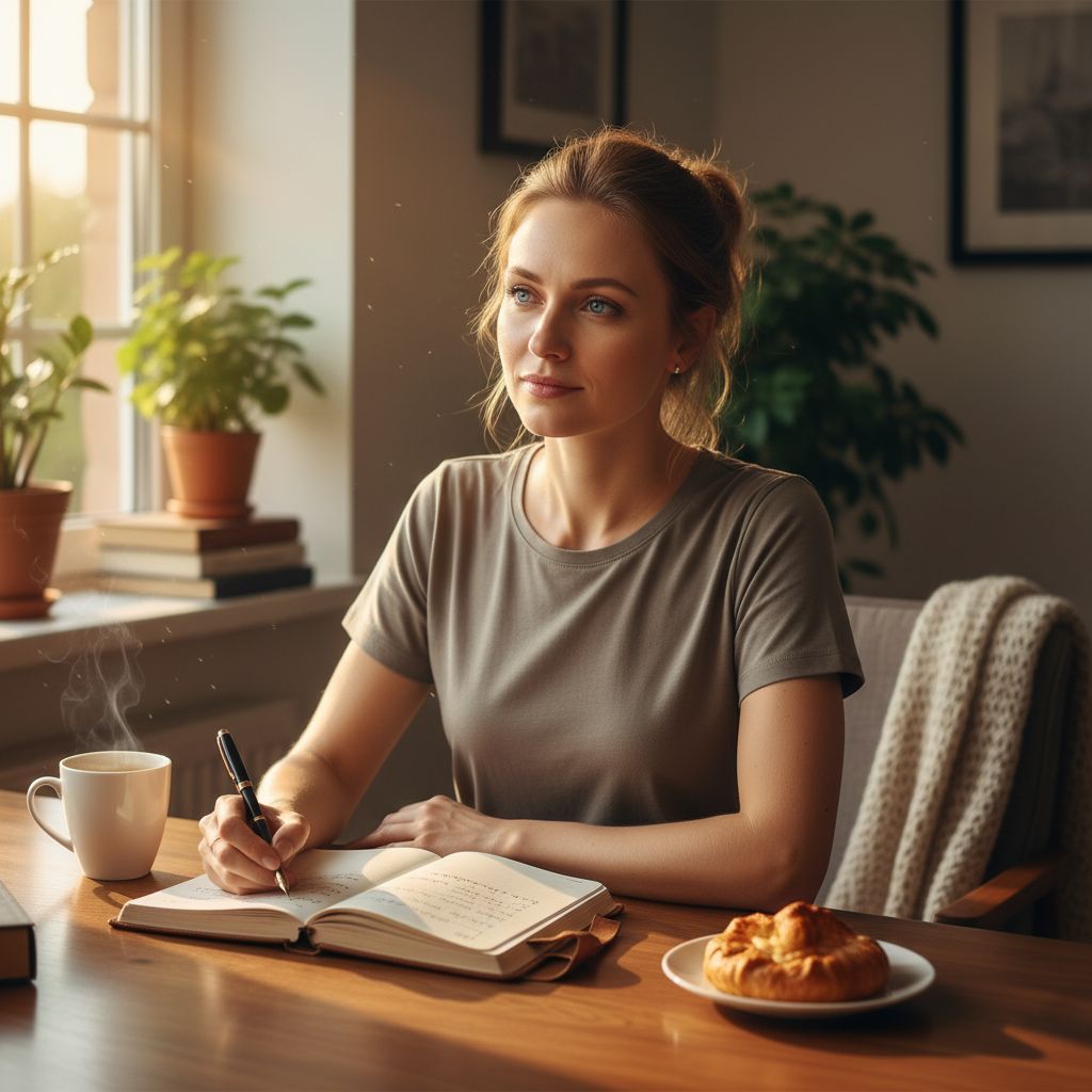 Afirmacijų rašymas dienoraštyje - ryto ritualas