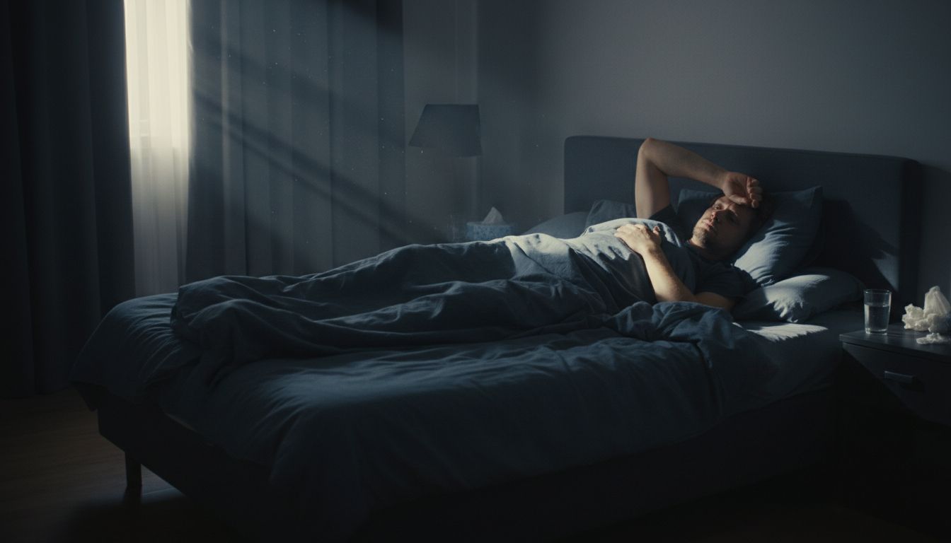 Depresijos simptomai - prislėgta moteris laiko galvą rankose