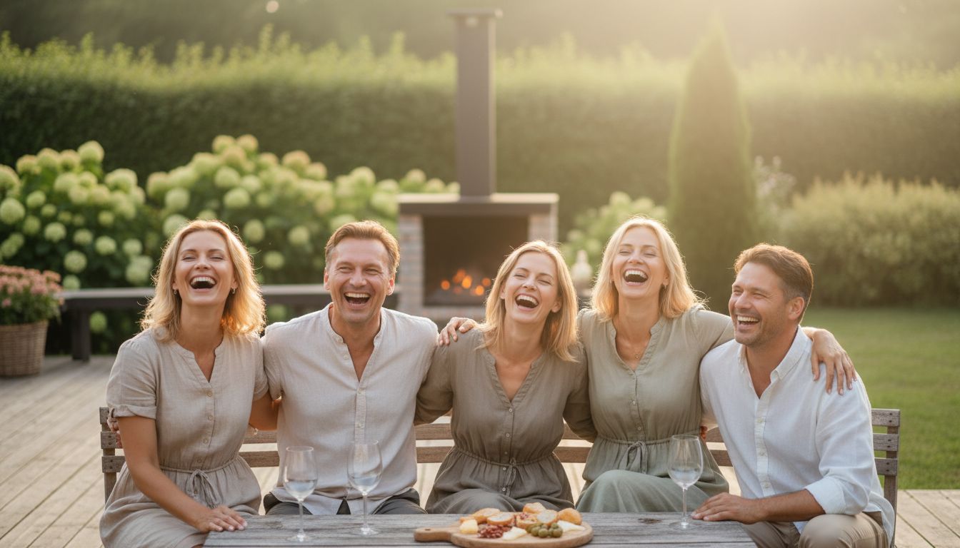 Laimė per ryšį - moteris apkabina artimą žmogų