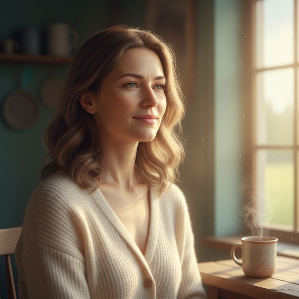 Ramybė po pykčio paleidimo - moteris jaučia lengvumą ir ramybę