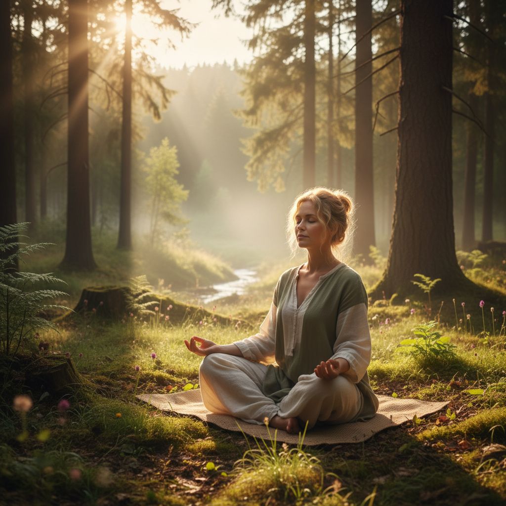Ryto meditacija gamtoje - saulėtekio praktika