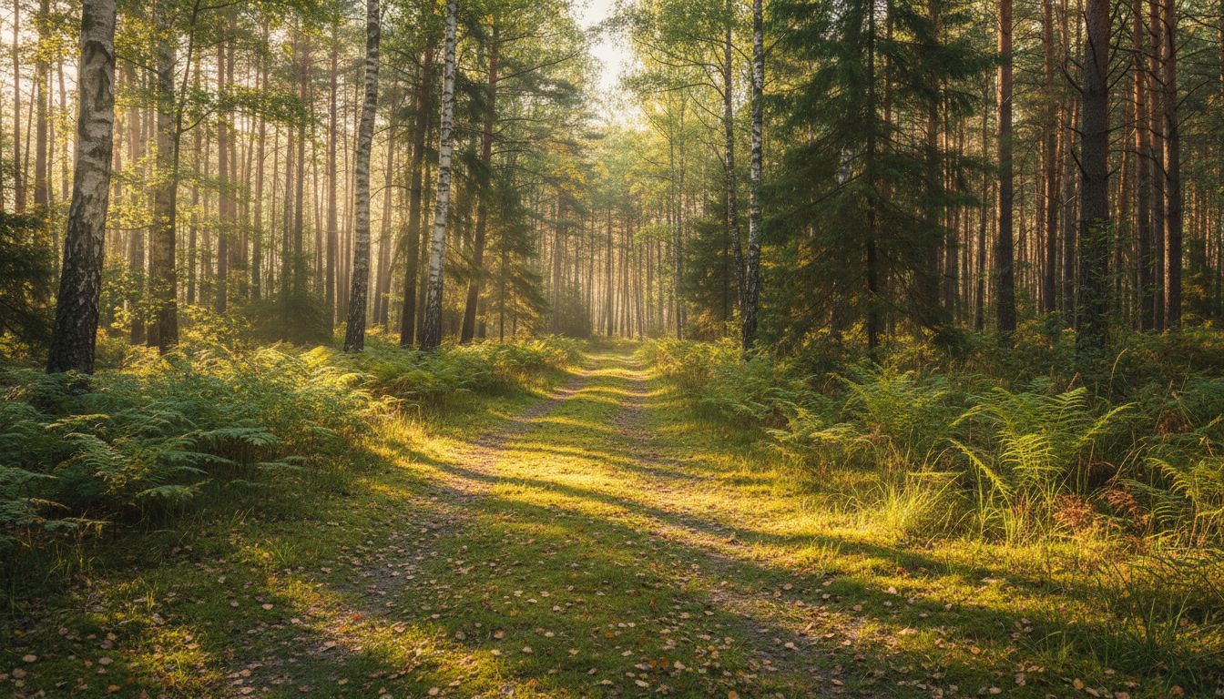 Streso mažinimas gamtoje - moteris vaikšto parke ir atsipalaiduoja