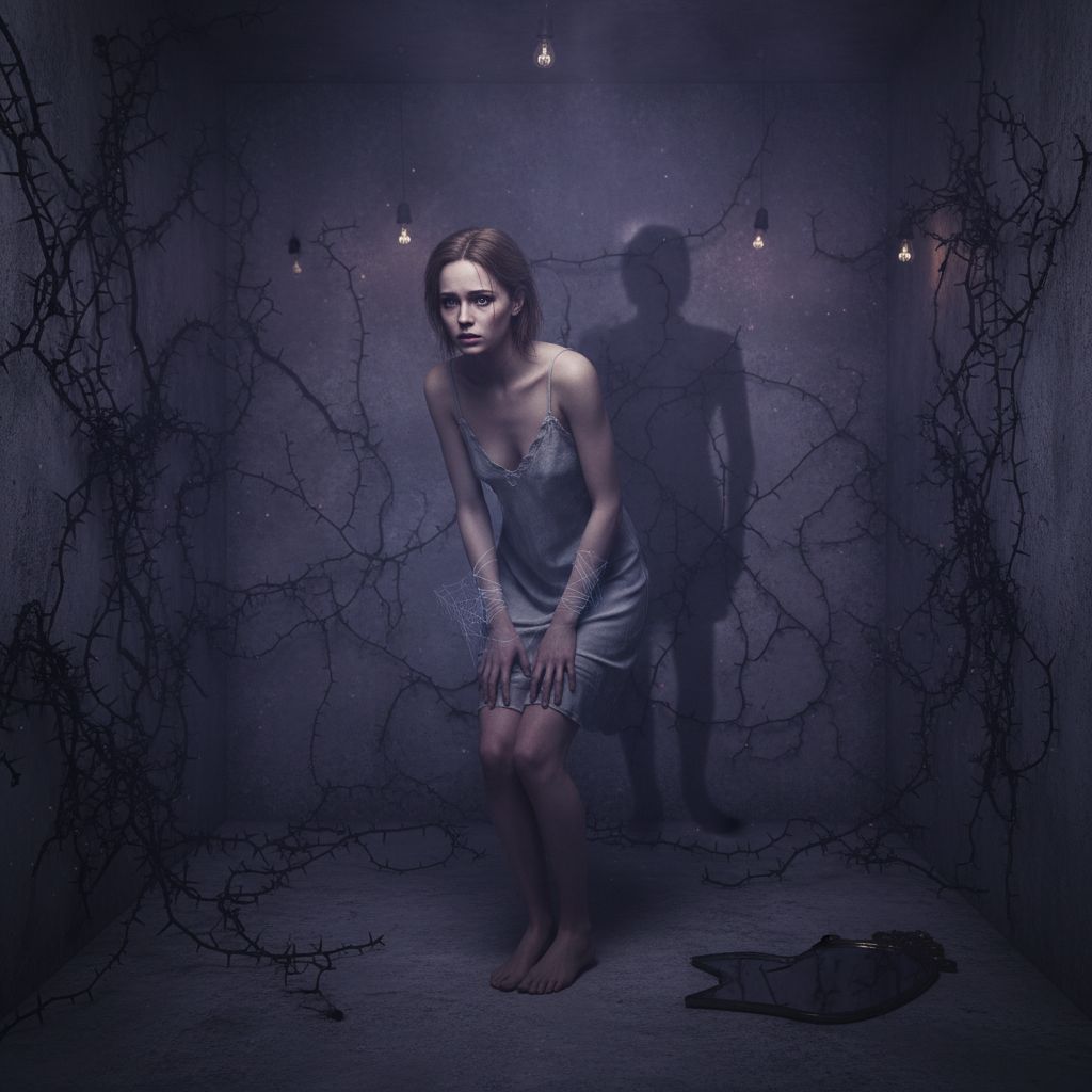 Toksiški santykiai - moteris jaučia emocinį skausmą ir vienatvę santykiuose