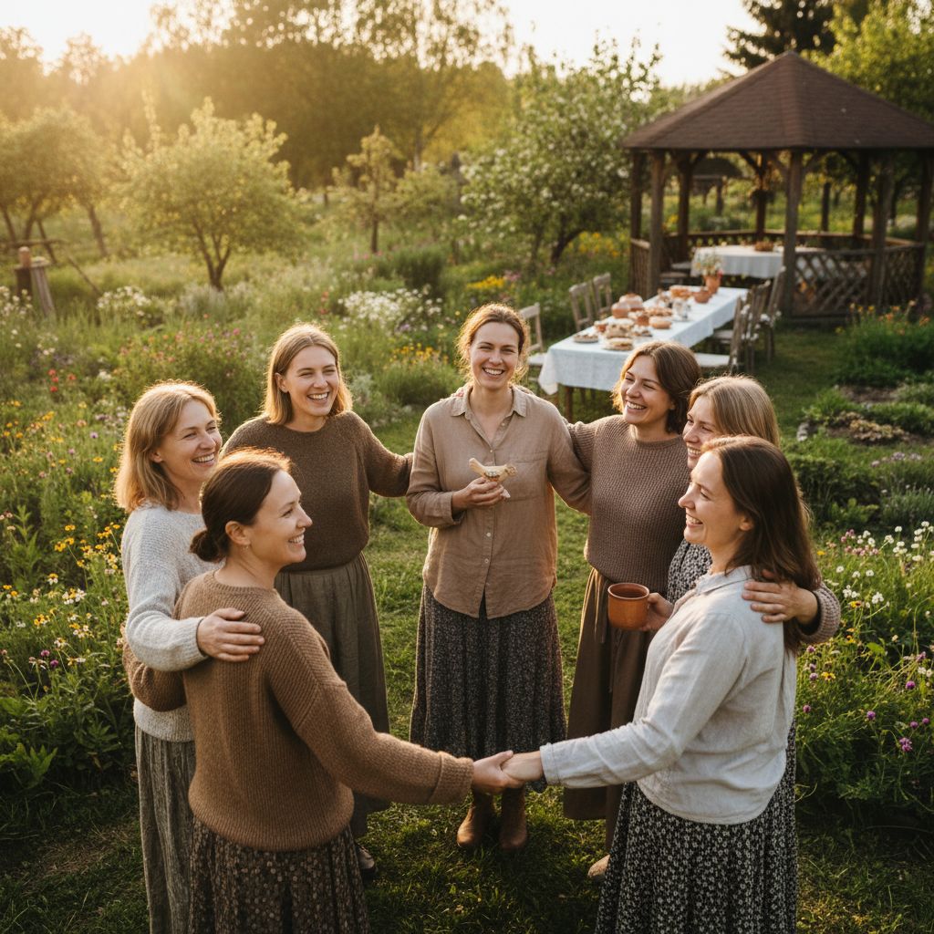 Priklausymas bendruomenei - moteris jaučiasi priimta