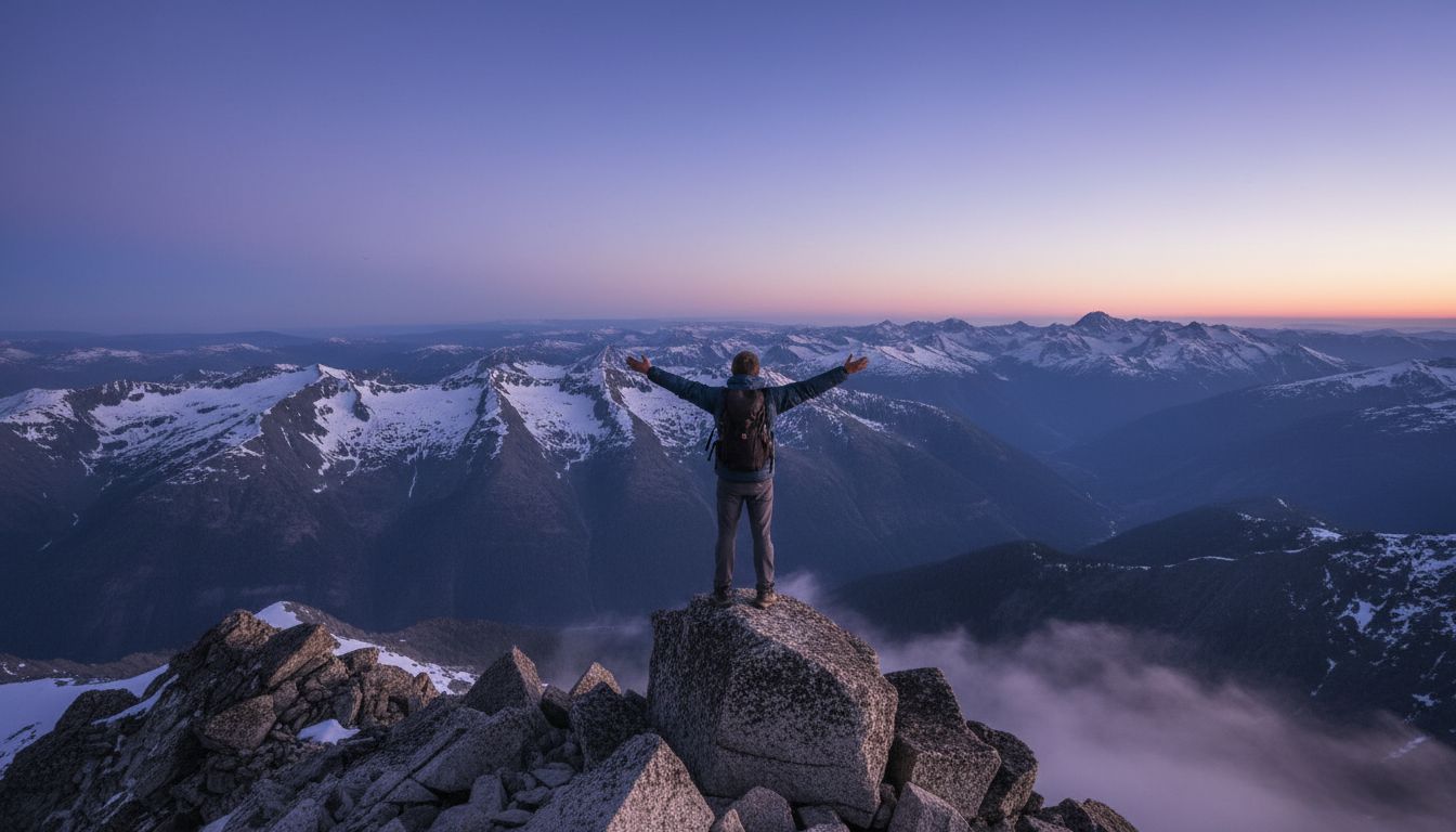 Aukščio baimė - žmogus ant statinio