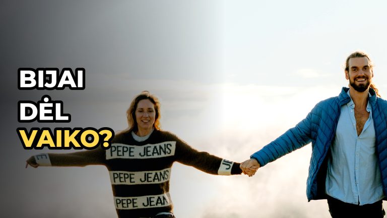 Bijai, kad vaikas susimaus? Ši baimė – apie tave